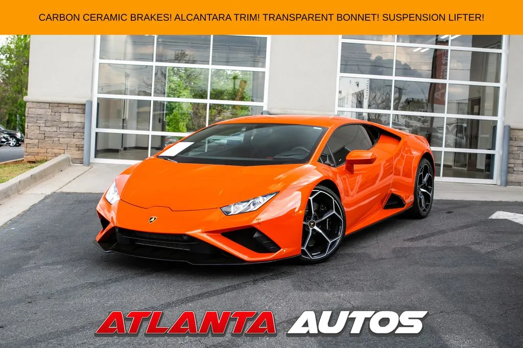 Orange 2021 Lamborghini Huracan EVO for sale in Marietta, GA