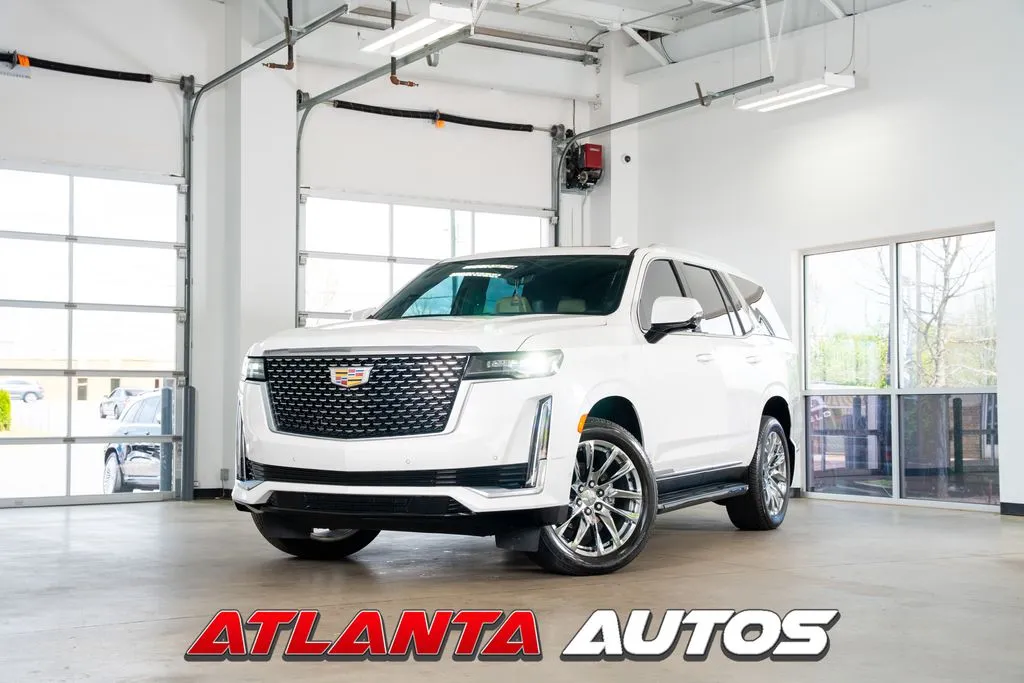 White 2021 Cadillac Escalade Premium Luxury for sale in Marietta, GA