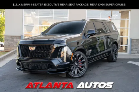 Black 2025 Cadillac Escalade ESV V-Series for sale in Marietta, GA