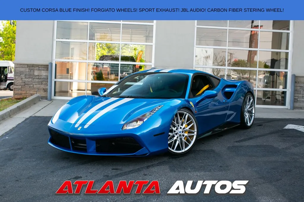Blue 2019 Ferrari 488 GTB for sale in Marietta, GA