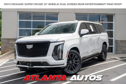 White 2025 Cadillac Escalade ESV Sport Platinum for sale in Marietta, GA