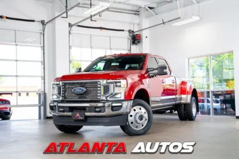 Red 2021 Ford F-450SD King Ranch for sale in Marietta, GA