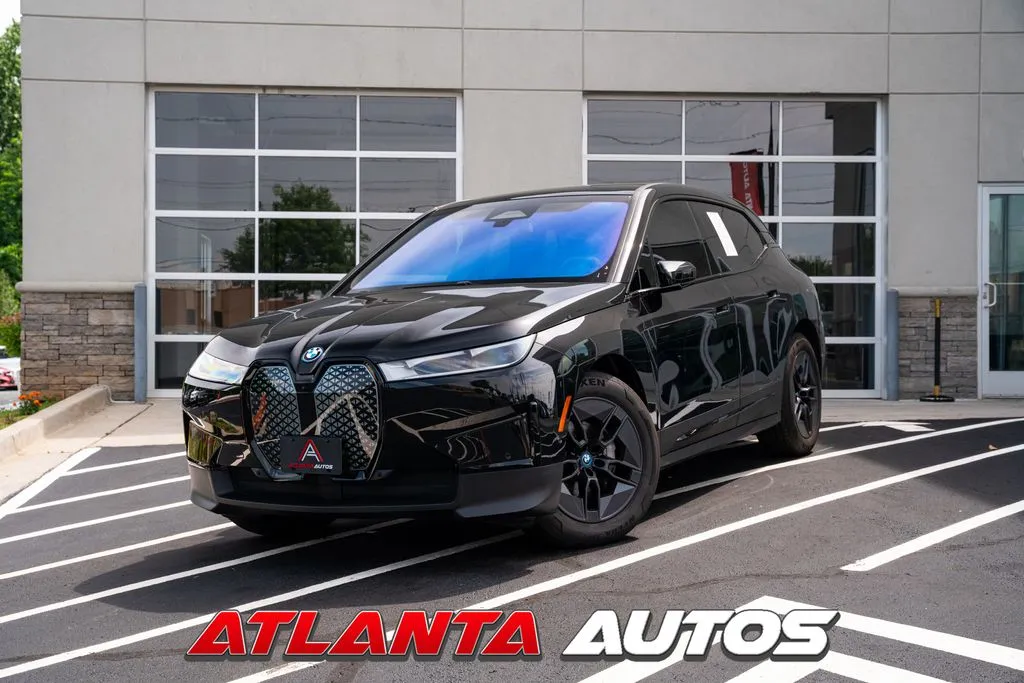 Black 2023 BMW iX xDrive50 for sale in Marietta, GA