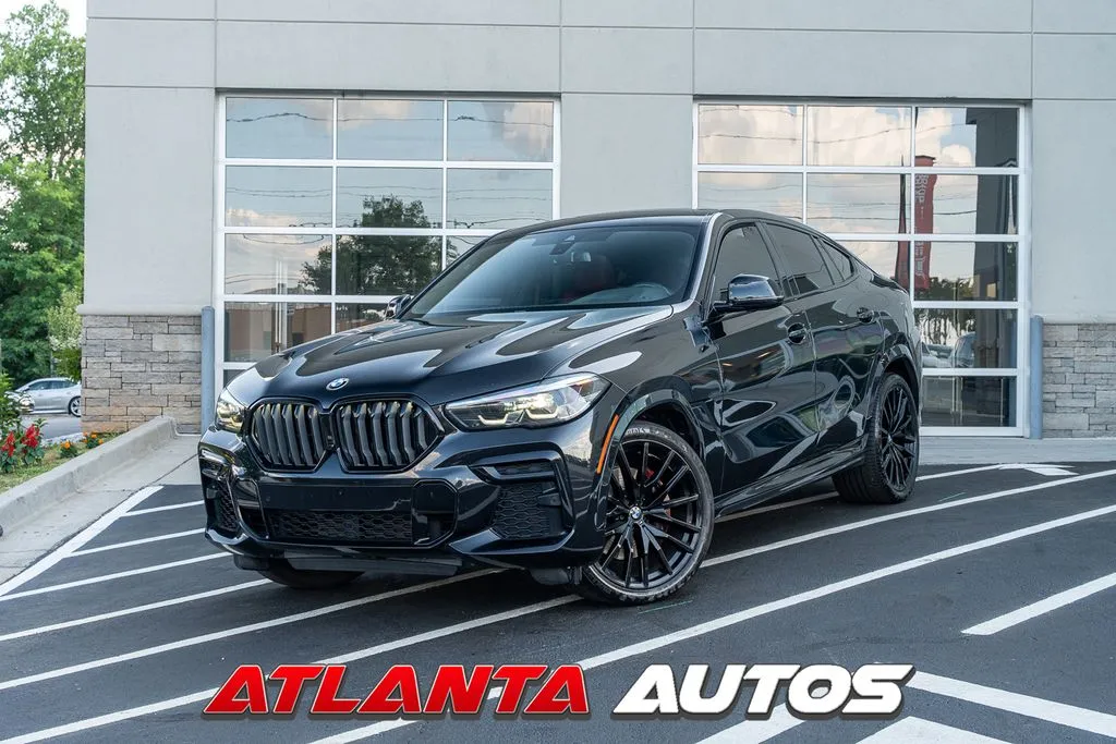 Black 2022 BMW X6 xDrive40i for sale in Marietta, GA