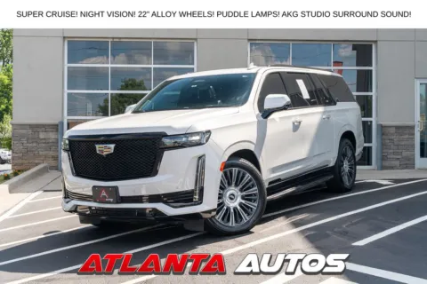 White 2021 Cadillac Escalade ESV Sport Platinum for sale in Marietta, GA
