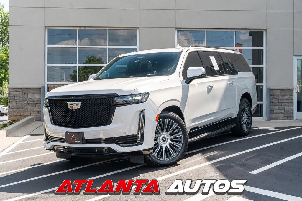 White 2021 Cadillac Escalade ESV Sport Platinum for sale in Marietta, GA