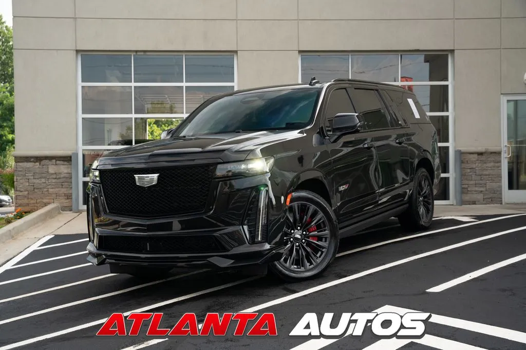 Black 2023 Cadillac Escalade ESV V-Series for sale in Marietta, GA