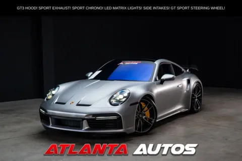Silver 2021 Porsche 911 Turbo S for sale in Marietta, GA