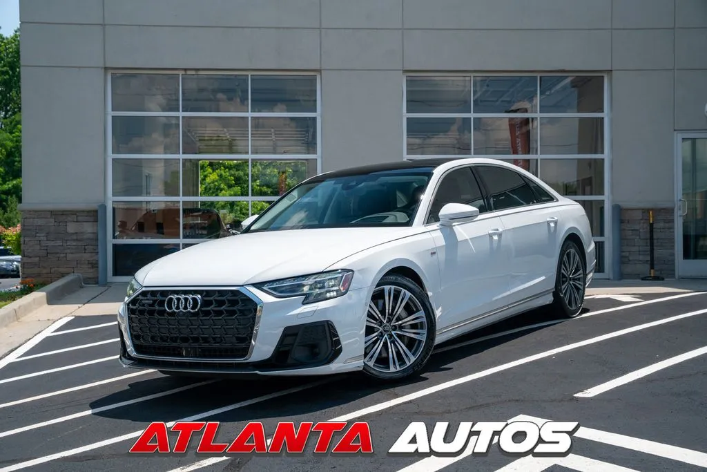 White 2023 Audi A8 L 55 for sale in Marietta, GA