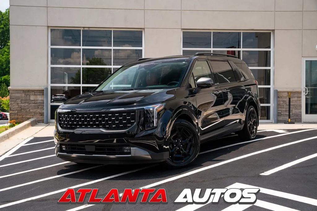 Black 2025 Kia Carnival Hybrid SX Prestige for sale in Marietta, GA