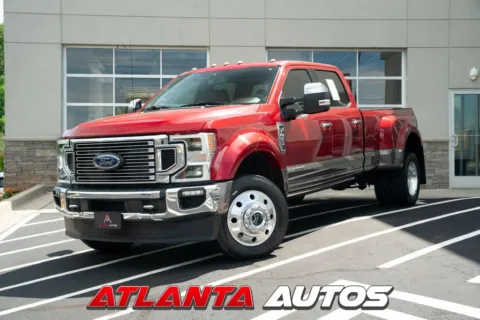 Red 2021 Ford F-450SD King Ranch for sale in Marietta, GA