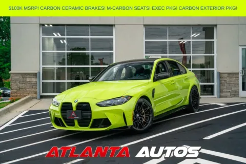 Yellow 2021 BMW M3 Competition for sale in Marietta, GA