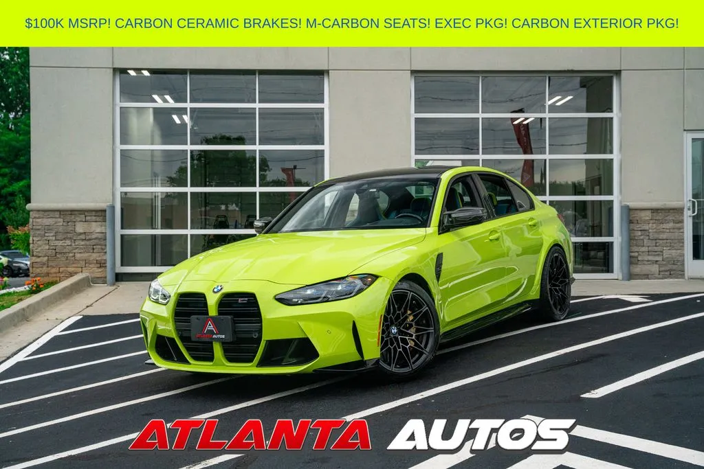 Yellow 2021 BMW M3 Competition for sale in Marietta, GA