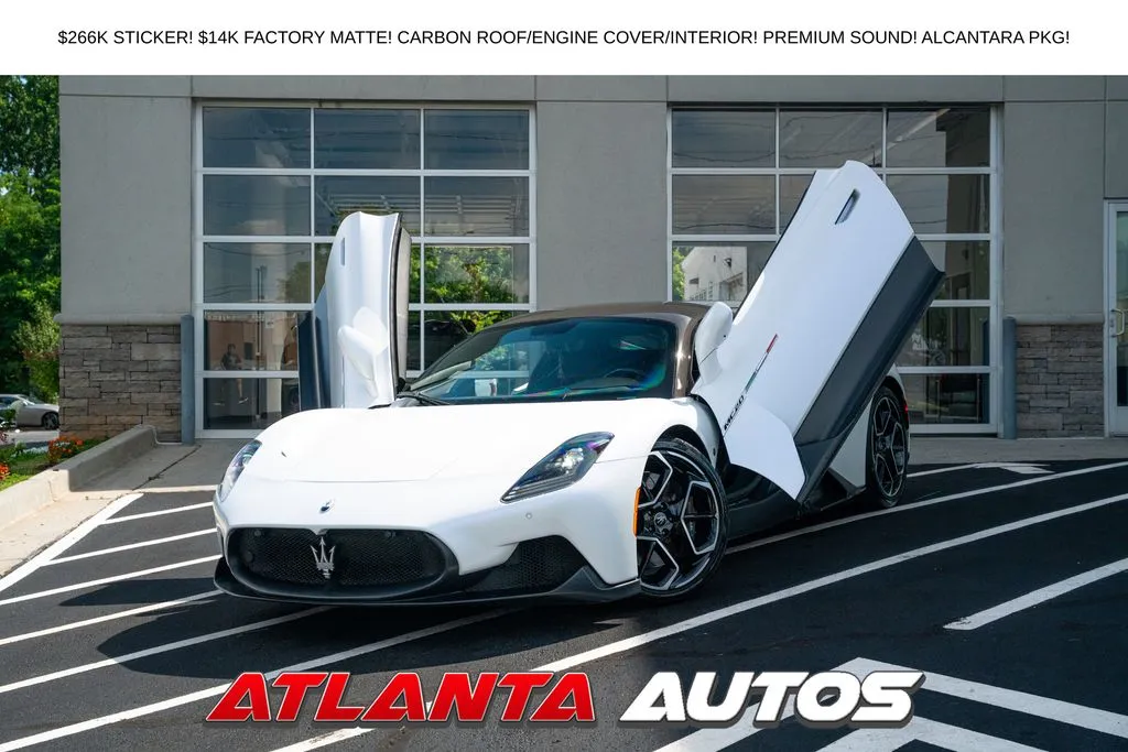 White 2022 Maserati MC20 for sale in Marietta, GA