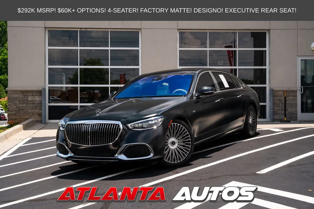 Black 2023 Mercedes-Benz S-Class Maybach S 680 for sale in Marietta, GA