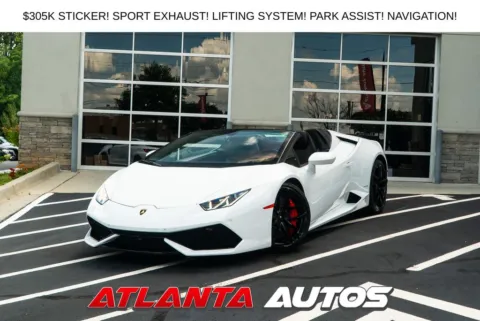 White 2017 Lamborghini Huracan LP610-4S for sale in Marietta, GA