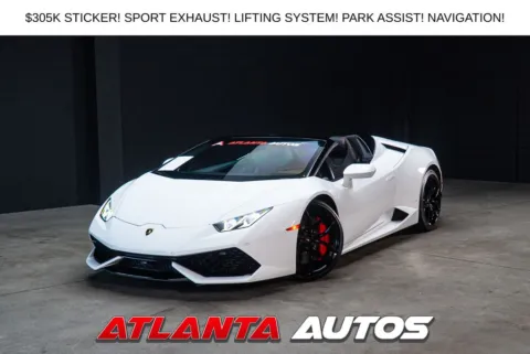 White 2017 Lamborghini Huracan LP610-4S for sale in Marietta, GA