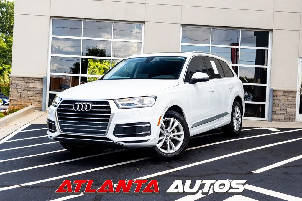 White 2019 Audi Q7 45 Premium for sale in Marietta, GA