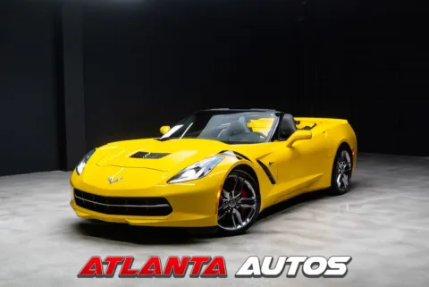 Yellow 2015 Chevrolet Corvette Stingray Z51 for sale in Marietta, GA
