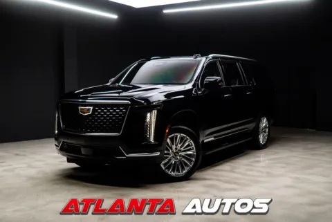 Black 2025 Cadillac Escalade ESV Premium for sale in Marietta, GA