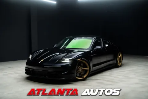 Black 2021 Porsche Taycan Turbo S for sale in Marietta, GA