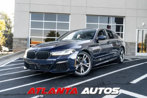 Blue 2021 BMW 5 Series M550i xDrive for sale in Marietta, GA