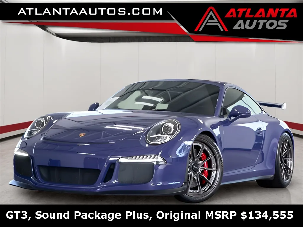 Used 2015 Porsche 911 GT3 for sale in Marietta, GA at Atlanta