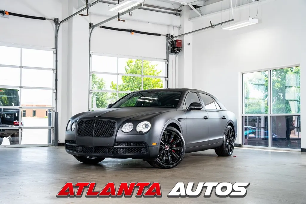Black 2015 Bentley Flying Spur V8 for sale in Marietta, GA