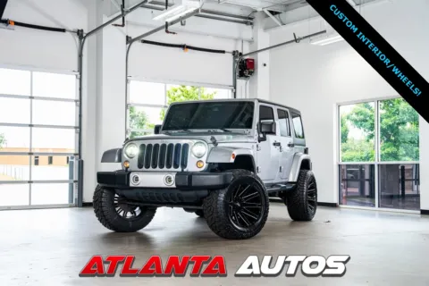 Silver 2014 Jeep Wrangler Unlimited Sahara for sale in Marietta, GA