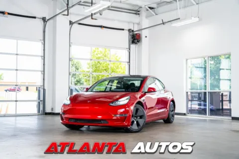 Red 2021 Tesla Model 3 Standard Range Plus for sale in Marietta, GA