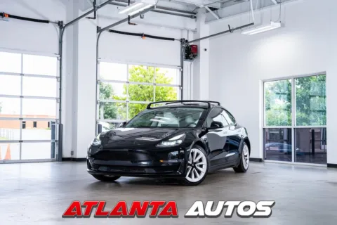 Black 2021 Tesla Model 3 Standard Range Plus for sale in Marietta, GA