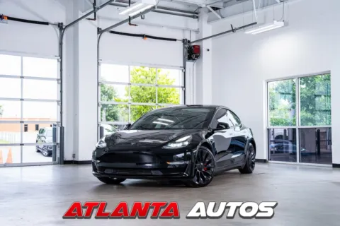 Black 2022 Tesla Model 3 Performance for sale in Marietta, GA
