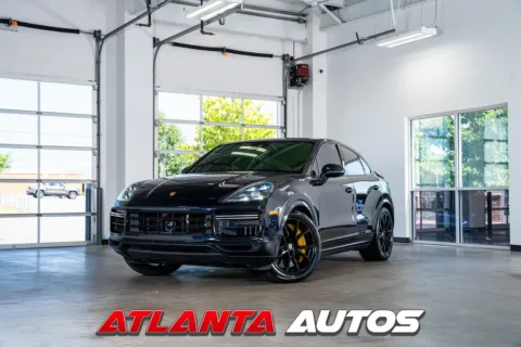 Blue 2021 Porsche Cayenne Coupe Turbo for sale in Marietta, GA