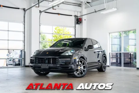 Black 2021 Porsche Cayenne Turbo for sale in Marietta, GA