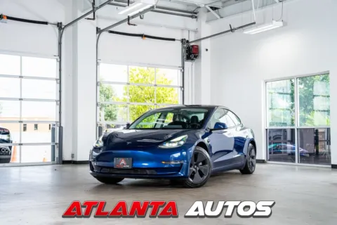 Blue 2021 Tesla Model 3 Standard Range Plus for sale in Marietta, GA