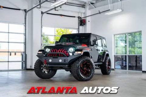 Black 2019 Jeep Wrangler Unlimited Sahara for sale in Marietta, GA