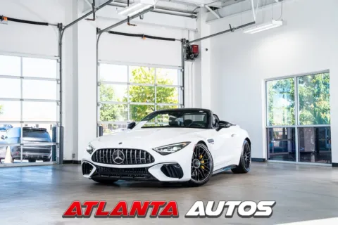 White 2022 Mercedes-Benz SL-Class SL 55 AMG for sale in Marietta, GA