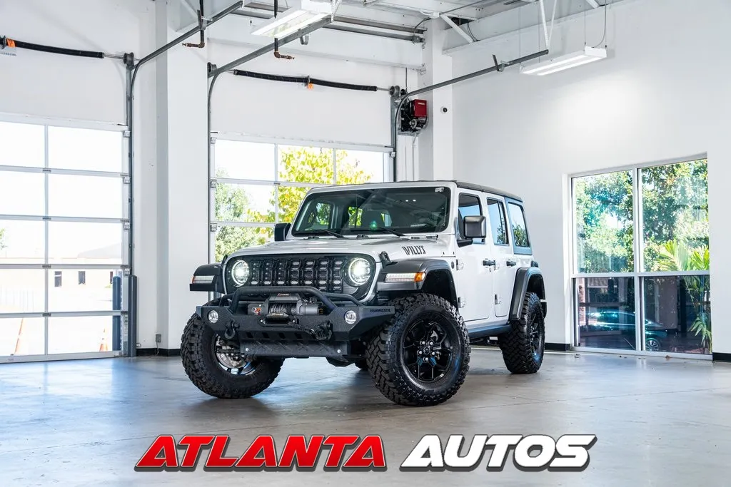 Silver 2024 Jeep Wrangler Willys for sale in Marietta, GA