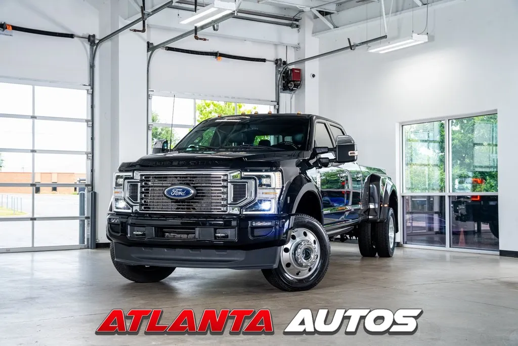 Black 2022 Ford F-450SD Platinum for sale in Marietta, GA