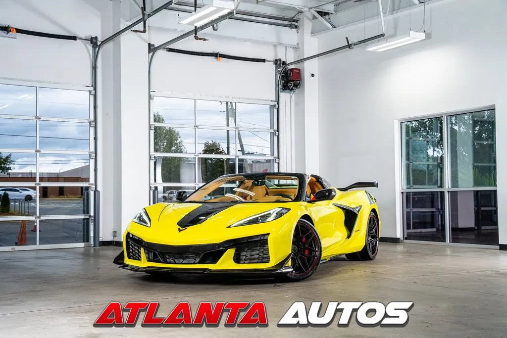 Yellow 2023 Chevrolet Corvette Z06 for sale in Marietta, GA