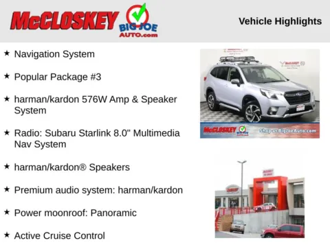 Photos of 2022 Subaru Forester Touring for sale in Colorado Springs, CO at McCloskey Truck Town (Licensed as McCloskey Motors Inc.)