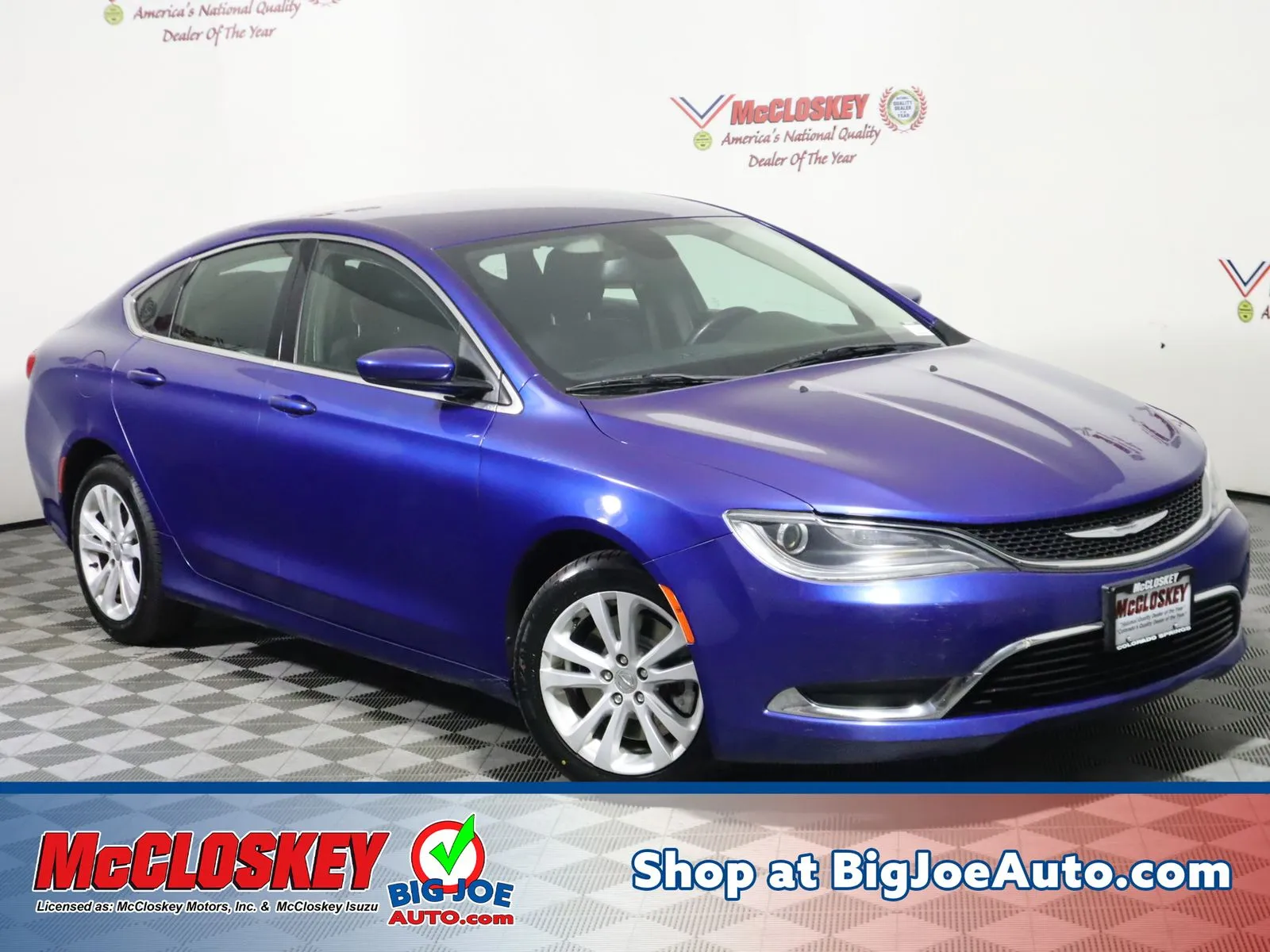 Blue 2016 Chrysler 200 Limited for sale in Colorado Springs, CO