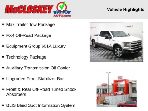 Photos of 2016 Ford F-150 King Ranch for sale in Colorado Springs, CO at McCloskey Truck Town (Licensed as McCloskey Motors Inc.)