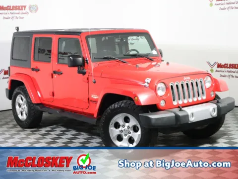 Red 2015 Jeep Wrangler Unlimited Sahara for sale in Colorado Springs, CO