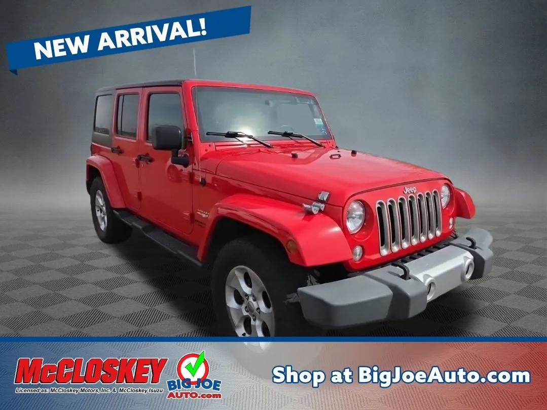 Red 2015 Jeep Wrangler Unlimited Sahara for sale in Colorado Springs, CO