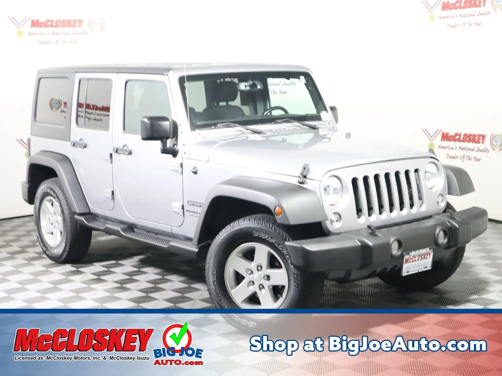 Silver 2018 Jeep Wrangler JK Unlimited Sport for sale in Colorado Springs, CO