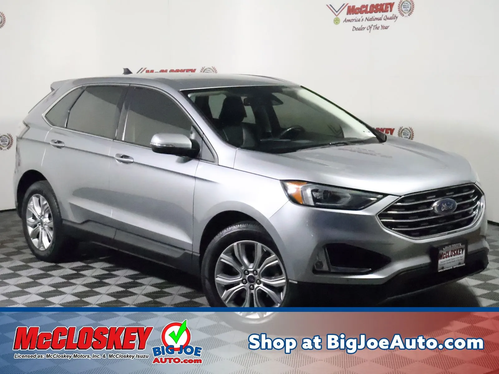 Silver 2022 Ford Edge Titanium for sale in Colorado Springs, CO