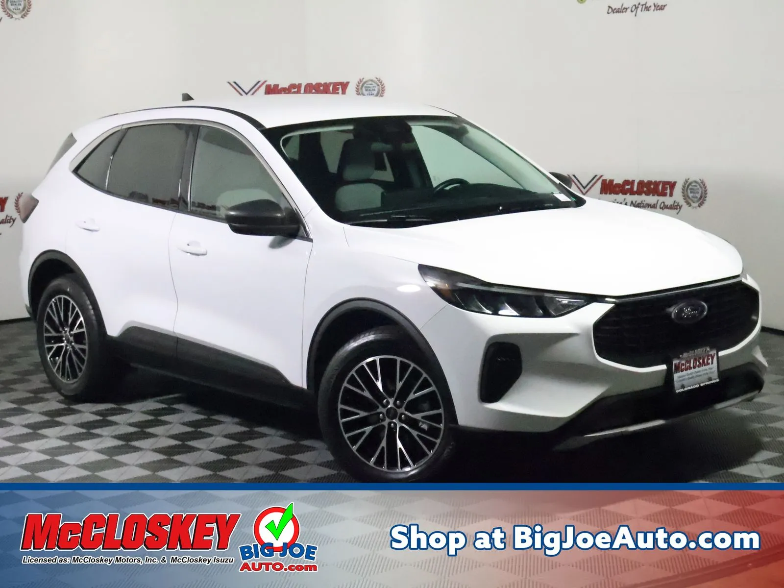 White 2023 Ford Escape Hybrid Active for sale in Colorado Springs, CO