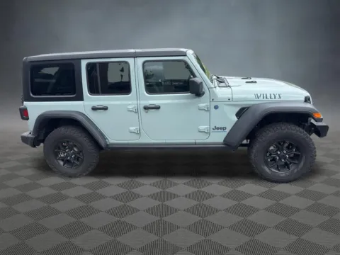 Photos of 2024 Jeep Wrangler Willys 4xe for sale in Colorado Springs, CO at McCloskey Truck Town (Licensed as McCloskey Motors Inc.)