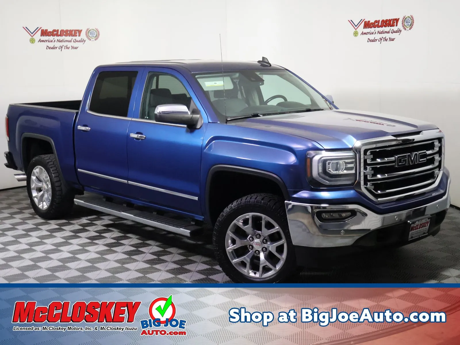 Blue 2018 GMC Sierra 1500 SLT for sale in Colorado Springs, CO